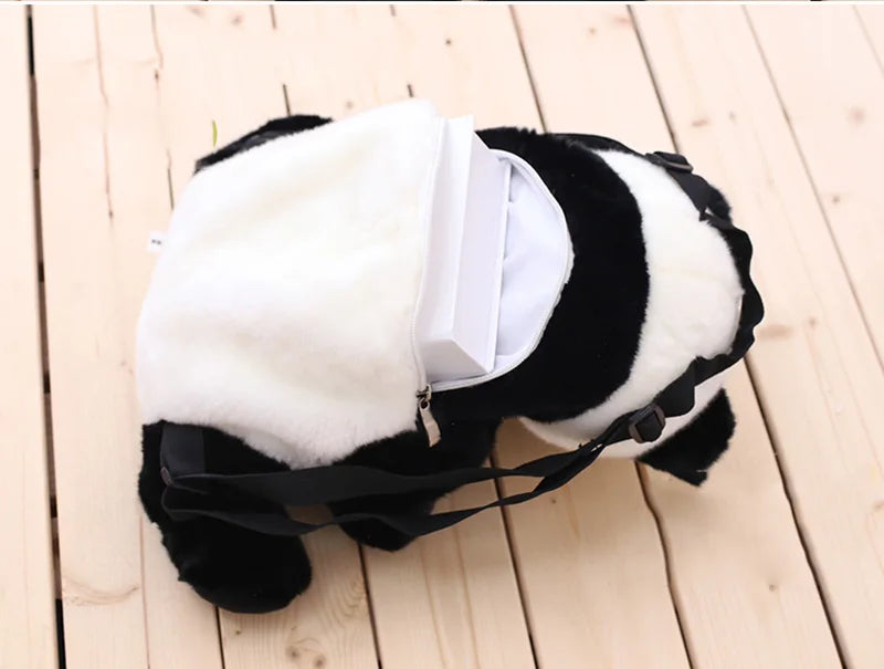 Panda Plush Adjustable Schoolbags