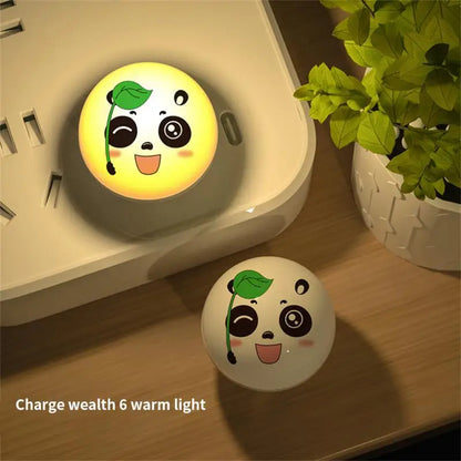 USB Portable Panda Eye Protection LED Night Lights