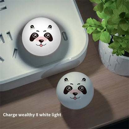 USB Portable Panda Eye Protection LED Night Lights