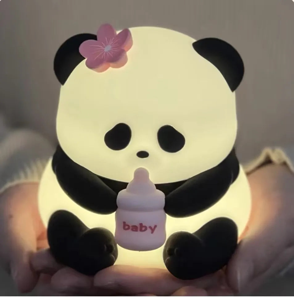 USB Rechargeable Panda LED Night Light