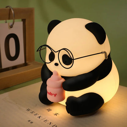 USB Rechargeable Panda LED Night Light