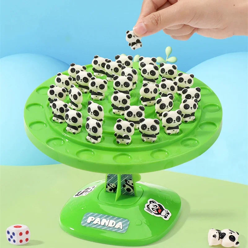 Two-Player Match Panda Balance Game Toy Gift