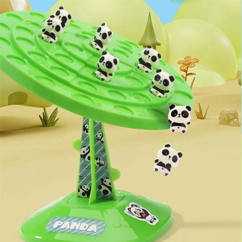 Two-Player Match Panda Balance Game Toy Gift