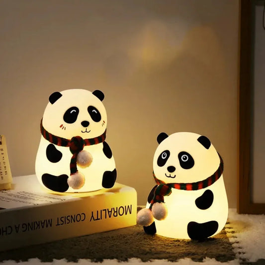 7-color USB Panda Night Light Timing